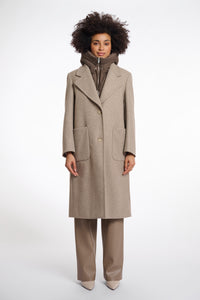 Rino & Pelle Tabita hooded collar Dark Toffee