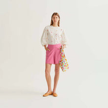 Load image into Gallery viewer, Compañia Fantastica Embroidered tulip blouse Multi - CW CW 
