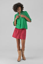 Load image into Gallery viewer, Orfeo Cora embroidery detail blouse Vert - CW CW 
