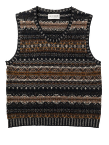 Eribe Westray shetland wool vest Caithness
