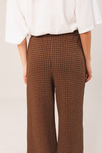 Load image into Gallery viewer, Indi &amp; Cold James Check tricot trouser Chocolate
