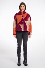 Load image into Gallery viewer, Rino &amp; Pelle Vie faux fur jacket Colour Block
