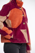 Load image into Gallery viewer, Rino &amp; Pelle Vie faux fur jacket Colour Block

