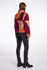 Rino & Pelle Vie faux fur jacket Colour Block