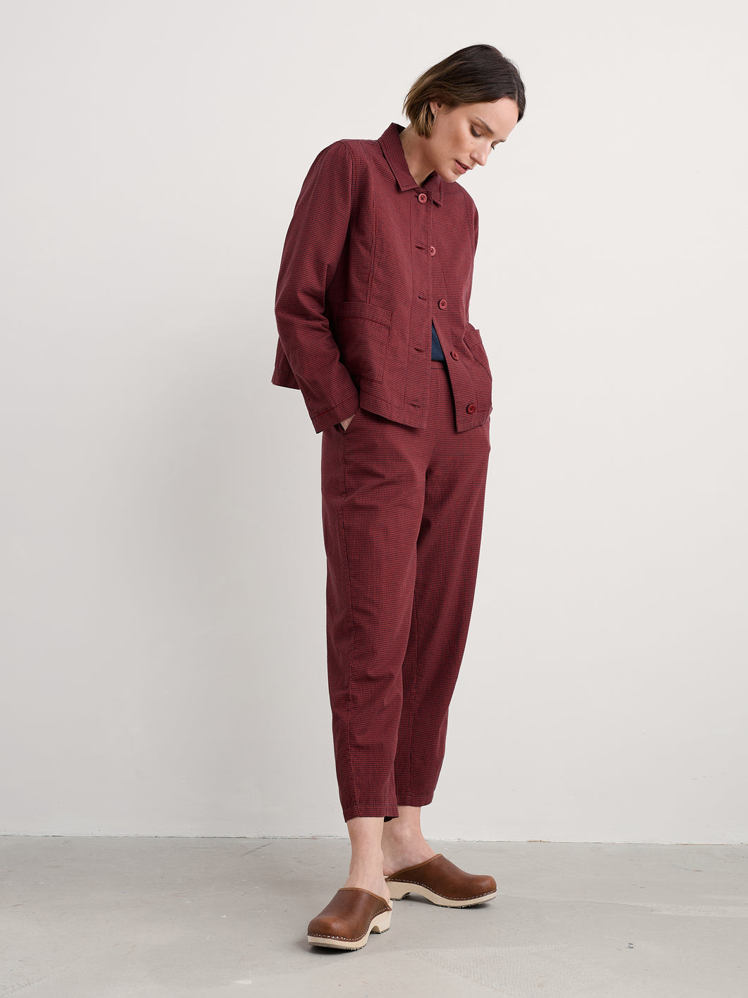 Seasalt Vow cave trouser Forest Garden Dark Cinammon