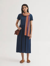 Load image into Gallery viewer, Nice Things Broken stripe long scarf Light Rust - CW CW 
