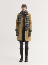 Load image into Gallery viewer, Nice Things Tri Colour stripe round neck jumper Mid Grey
