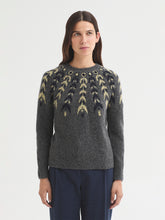 Load image into Gallery viewer, Nice Things Trellis fretwork jumper Mid Grey
