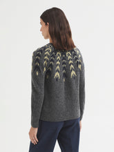 Load image into Gallery viewer, Nice Things Trellis fretwork jumper Mid Grey
