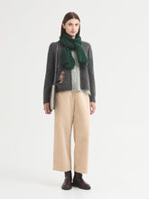 Load image into Gallery viewer, Nice Things Intarsia bird cardigan Mid Grey
