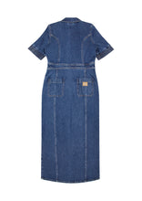 Load image into Gallery viewer, seventy + mochi Maddox denim dress Idaho Vintage
