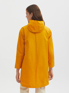 Nice things Waterproof hooded trench coat Dark Yellow