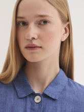 Load image into Gallery viewer, Nice Things Chambray lightweight linen jacket Indigo - CW CW 
