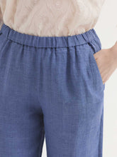 Load image into Gallery viewer, Nice Things Chambray lightweight linen trousers Indigo - CW CW 
