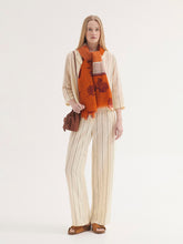 Load image into Gallery viewer, Nice things Pinstripe shirt Light Rust - CW CW 
