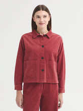 Load image into Gallery viewer, Nice Things Utility corduroy jacket Dark Pink
