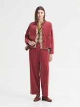 Load image into Gallery viewer, Nice Things Utility corduroy jacket Dark Pink
