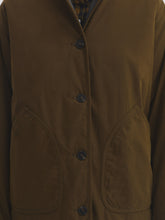 Load image into Gallery viewer, Nice Things Reversible quilted jacket Olive Anthracite
