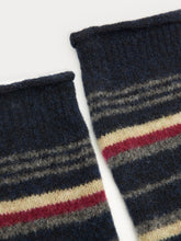 Load image into Gallery viewer, Nice Things Tri colour wrist warmer Navy
