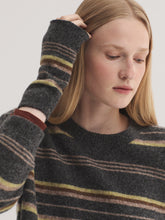 Load image into Gallery viewer, Nice Things Tri colour wrist warmer Mid Grey
