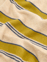 Load image into Gallery viewer, Nice Things Triangular striped scarf Mustard
