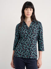 Load image into Gallery viewer, Seasalt Wavecrest shirt Indigo Leaf Maritime
