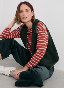Seasalt Wellwisher fleece gilet Coppice