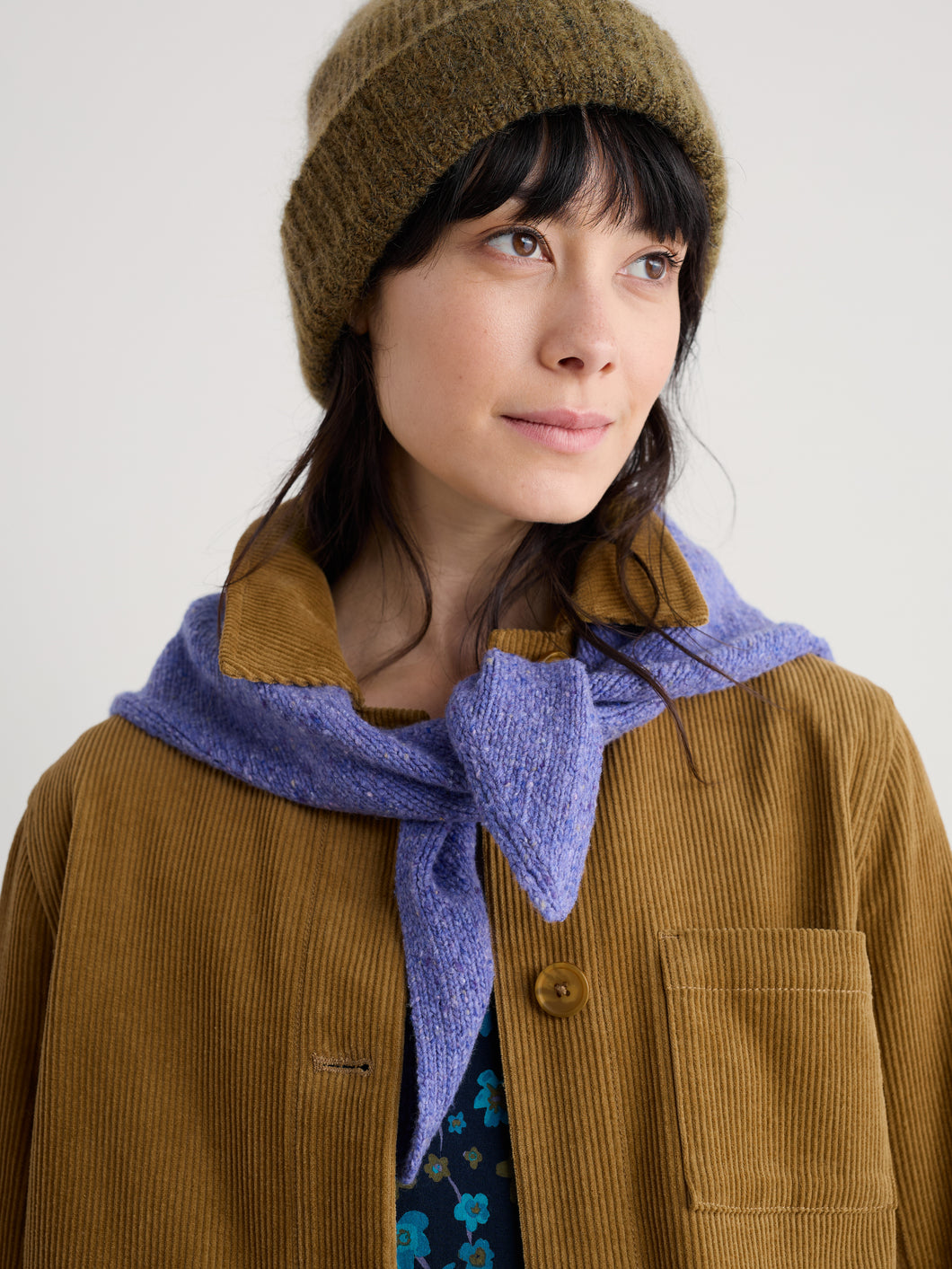 Seasalt Wild Bilberry scarf Bilberry