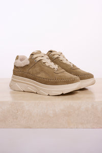 Rino & Pelle Willa sherpa detail trainer Natural