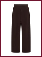 Load image into Gallery viewer, Nooki Claudia barrel leg micro cord trouser Chocolate
