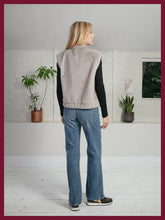 Load image into Gallery viewer, Nooki Isla faux fur gilet Grey
