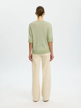 Load image into Gallery viewer, Selected Thea merino wool lightweight V top Lint
