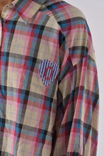 Load image into Gallery viewer, Orfeo Cassilde check shirt with embellished heart Rose - CW CW 
