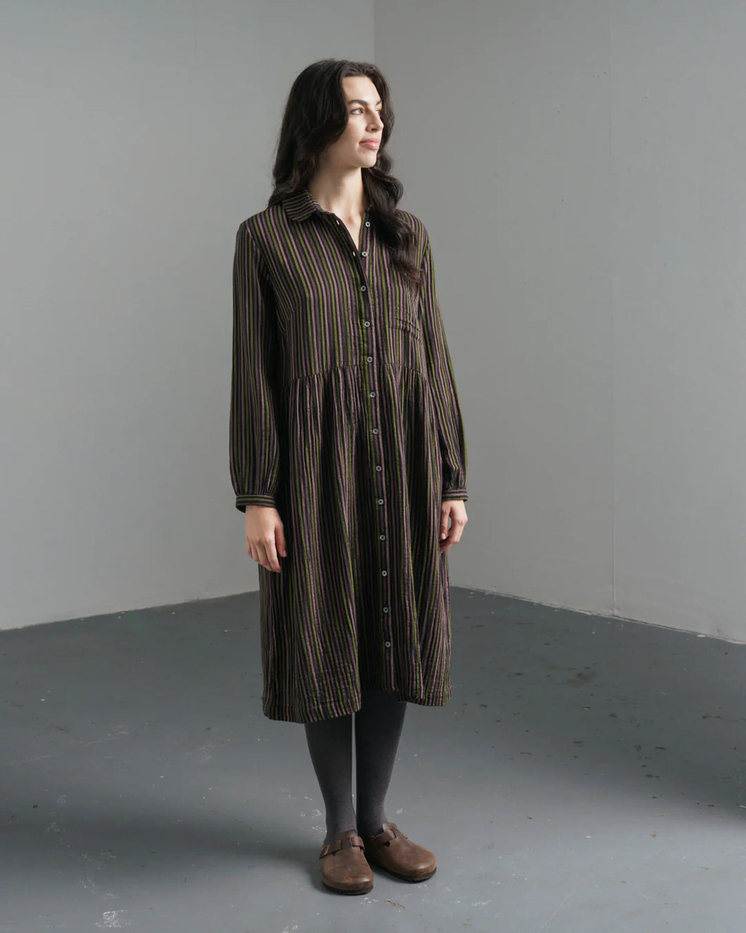 Bibico Bea shirt dress Multi Stripe