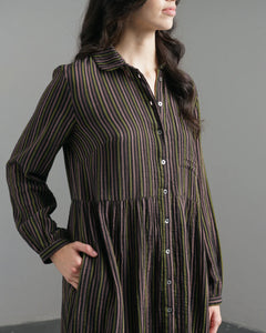 Bibico Bea shirt dress Multi Stripe
