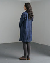 Load image into Gallery viewer, Bibico Ocean utilitarian shirt dress Denim
