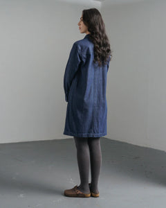 Bibico Ocean utilitarian shirt dress Denim