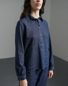 Bibico Mika utility shirt Denim