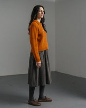 Load image into Gallery viewer, Bibico Nora pinstripe skirt Black Grey pinstripe
