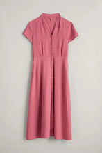 Load image into Gallery viewer, Seaswalt Carved Wood linen dress Rose
