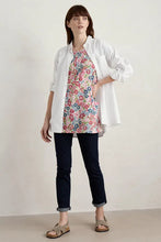 Load image into Gallery viewer, Seasalt Busy Lizzzie tunic Flowery Painting Chalk
