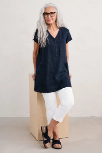 Seasalt Little Croft tunic Maritime