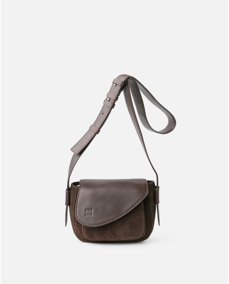 Biba BLT2L Blunt cross body bag Chocolate