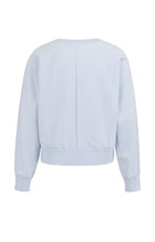 Load image into Gallery viewer, YAYA Batwing sweater with subtle seam detail Ice Blue - CW CW 
