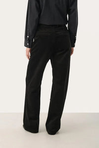 Part Two Clarisse corduroy trousers Black