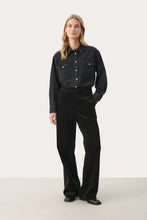 Load image into Gallery viewer, Part Two Clarisse corduroy trousers Black
