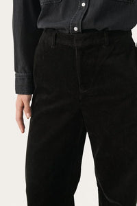 Part Two Clarisse corduroy trousers Black