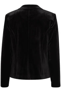 Ichi Velvetty Blazer Black