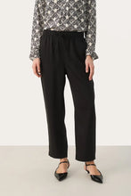 Load image into Gallery viewer, Part Two Jodi classic tencel trouser Black
