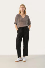 Load image into Gallery viewer, Part Two Jodi classic tencel trouser Black
